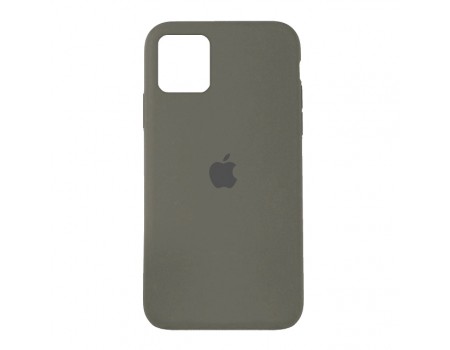 Чехол Silicone Case Full Cover iPhone 11 Copy Dark Olive (35)