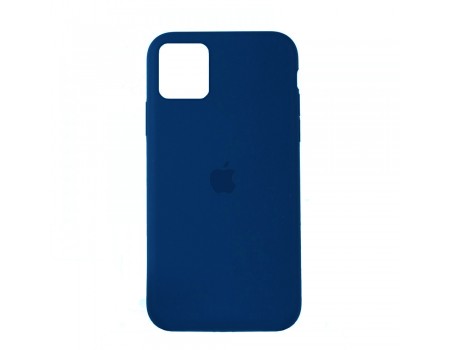 Чехол Silicone Case Full Cover iPhone 11 Copy Cosmos Blue (46)