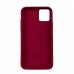 Чехол Silicone Case Full Cover iPhone 11 Copy Rose Red (37)