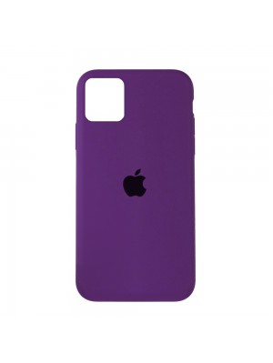 Чехол Silicone Case Full Cover iPhone 11 Copy Grape (43)