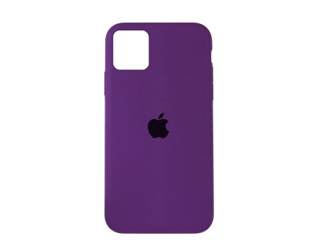 Чехол Silicone Case Full Cover iPhone 11 Copy Grape (43)