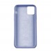 Чехол Silicone Case Full Cover iPhone 11 Copy Lavender Grey (28)