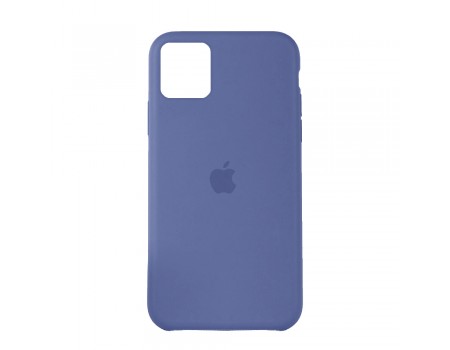 Чехол Silicone Case Full Cover iPhone 11 Copy Lavender Grey (28)