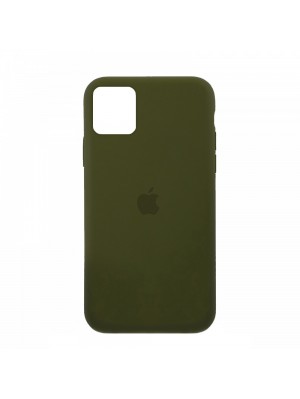 Чехол Silicone Case Full Cover iPhone 11 Copy Atrovirens (54)