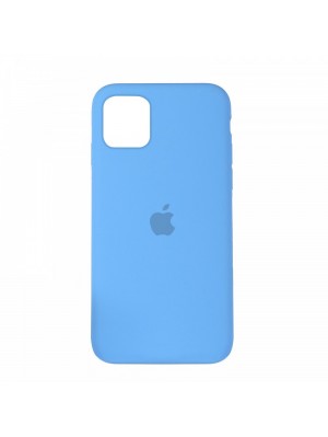 Чехол Silicone Case Full Cover iPhone 11 Pro Copy Blue (16)