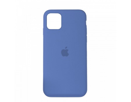 Чехол Silicone Case Full Cover iPhone 11 Pro Copy Azure (24)