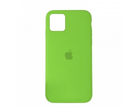 Чехол Silicone Case Full Cover iPhone 11 Pro Copy Green (32)