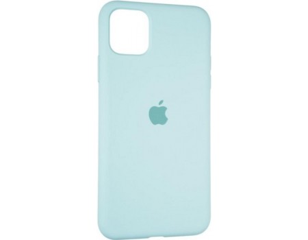 Чехол Silicone Case Full Cover iPhone 11 Pro Copy Sea Blue (21)