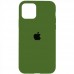 Чехол Silicone Case Full Cover iPhone 11 Pro Copy Army Green (45)