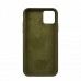 Чехол Silicone Case Full Cover iPhone 11 Pro Copy Army Green (45)