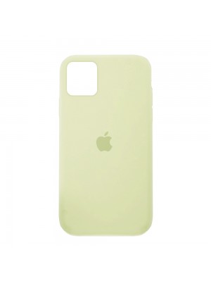 Чехол Silicone Case Full Cover iPhone 11 Pro Copy Mellow Yellow (51)