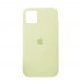 Чехол Silicone Case Full Cover iPhone 11 Pro Copy Mellow Yellow (51)