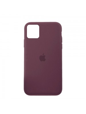 Чехол Silicone Case Full Cover iPhone 11 Pro Copy Maroon (42)