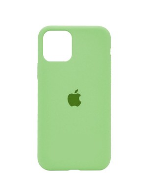 Чехол Silicone Case Full Cover iPhone 11 Pro Max Copy Mint (1)