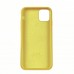 Чехол Silicone Case Full Cover iPhone 11 Pro Max Copy Yellow (4)