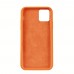 Чехол Silicone Case Full Cover iPhone 11 Pro Max Copy Peach (30)