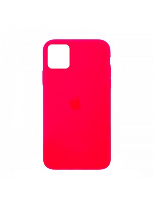 Чехол Silicone Case Full Cover iPhone 11 Pro Max Copy Shiny Pink (38)