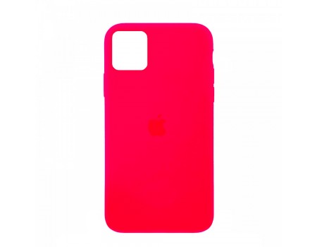 Чехол Silicone Case Full Cover iPhone 11 Pro Max Copy Shiny Pink (38)