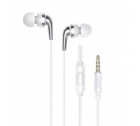 Навушники Hoco M71 Inspiring universal earphones with mic White
