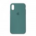 Чехол Silicone Case Full Cover iPhone XR Copy Pine Green (55)