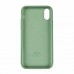 Чехол Silicone Case Full Cover iPhone XS Max Copy Pine Green (55)