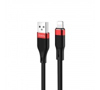 Кабель Hoco U72 Forest Silicone charging cable for Lightning Black