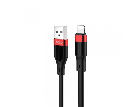 Кабель Hoco U72 Forest Silicone charging cable for Lightning Black