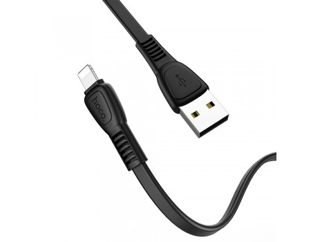 Кабель Hoco X40 Noah charging data cable for Lightning Black