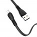 Кабель Hoco X40 Noah charging data cable for Lightning Black