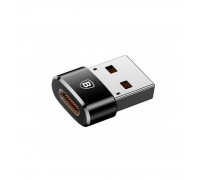 Адаптер Baseus Exquisite USB Male to Type-C Female Adapter Converter Black