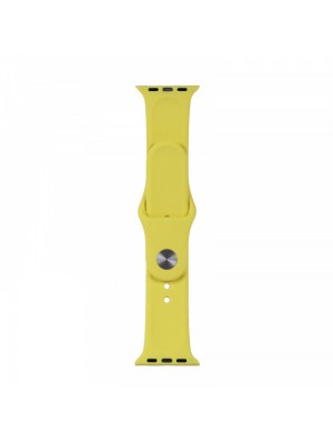 Ремешок Silicone Apple Watch 42/44/45 mm Lemon