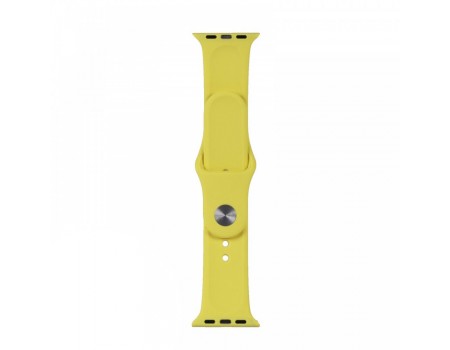 Ремешок Silicone Apple Watch 42/44/45 mm Lemon