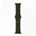 Ремешок Silicone Apple Watch 38/40/41 mm Dark Olive (35) (34)