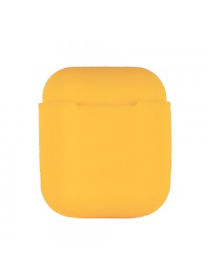 Чехол Silicone Case Airpods 1/2 Sand Yellow