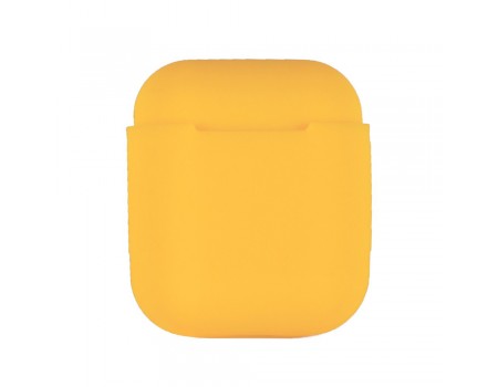 Чехол Silicone Case Airpods 1/2 Sand Yellow