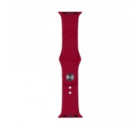 Ремінець Silicone Apple Watch 42mm Rose Red (48)