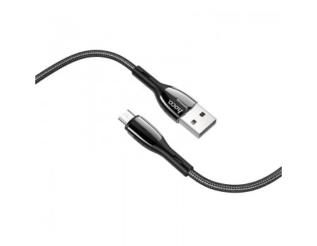 Кабель Hoco U89 Safeness charging data cable for Micro Black