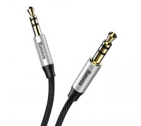 Кабель Baseus Yiven AUX Cable M30 1M Silver + Black