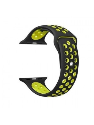 Ремешок Nike Sport Apple Watch 38/40/41 mm Black+Yellow (2)