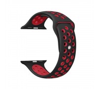 Ремешок Nike Sport Apple Watch 38/40/41 mm Black+Red (18)