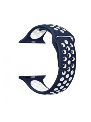 Ремешок Nike Sport Apple Watch 38/40/41 mm Blue+White (20)