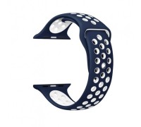 Ремінець Nike Sport Apple Watch 42/44mm Blue White (20)