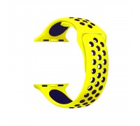 Ремінець Nike Sport Apple Watch 38/40mm Yellow + Dark Blue (37)