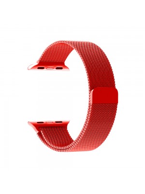 Ремешок Миланская Петля Apple Watch 38/40/41 mm Red (2)