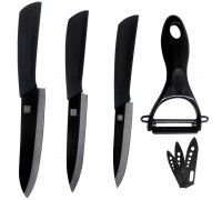 Набор ножей HUOHOU Nano Ceramic Knife Set Black (HU0010)