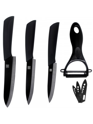 Набір ножів Xiaomi HUOHOU Nano Ceramic Knife Set Black