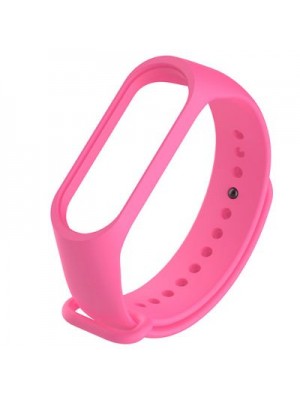 Ремешок Silicone Mi Band 3/4 Bright Pink (13)