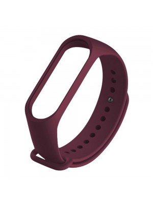 Ремешок Silicone Mi Band 3/4 Burgundy (16)