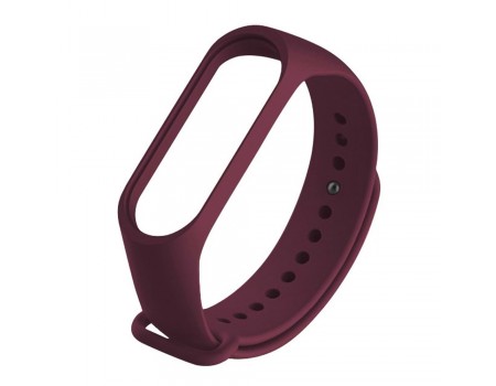 Ремешок Silicone Mi Band 3/4 Burgundy (16)