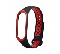 Ремешок Nike Sport Mi Band 5/6 Black Red (1)